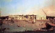 Canaletto London: Greenwich Hospital from the North Bank of the Thames d painting