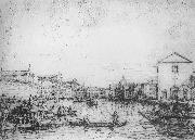 Canaletto Grand Canal: Looking North-East from Santa Croce to San Geremia vf oil painting picture wholesale