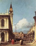 Canaletto The Piazzetta, Looking toward the Clock Tower df oil painting picture wholesale