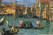 Canaletto The Grand Canal and the Church of the Salute (detail) ffg oil painting on canvas