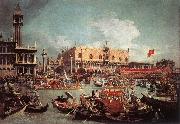 Canaletto The Bucintoro Returning to the Molo on Ascension Day fg oil
