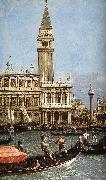 Canaletto Return of the Bucentoro to the Molo on Ascension Day (detail)  fd painting