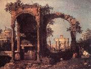Canaletto Capriccio: Ruins and Classic Buildings ds oil painting picture wholesale