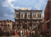 Canaletto The Feast Day of St Roch fd oil painting picture wholesale