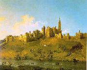 Canaletto Alnwick Castle, Northumberland painting