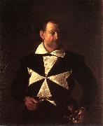 Caravaggio Portrait of Alof de Wignacourt fg painting