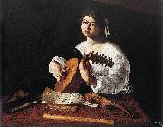 Caravaggio The Lute Player f oil