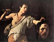 Caravaggio David fghfg Germany oil painting artist