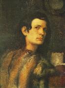 Giorgione Portrait of a Young Man dh oil painting on canvas