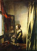 JanVermeer Girl Reading a Letter at an Open Window oil painting picture wholesale