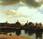 JanVermeer View of Delft oil painting picture wholesale