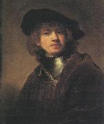 Rembrandt Self Portrait as a Young Man Germany oil painting artist