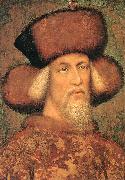 PISANELLO Portrait of Emperor Sigismund of Luxembourg iug oil