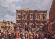 Canaletto The Feast Day of St Roch oil painting picture wholesale