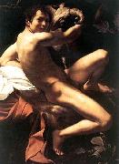 Caravaggio St. John the Baptist oil