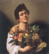 Caravaggio Boy with a Basket of Fruit Germany oil painting artist