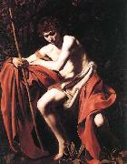 Caravaggio St. John the Baptist Germany oil painting artist