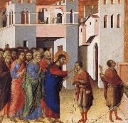 Duccio Jesus Opens the Eyes of a Man Born Blind Germany oil painting artist
