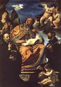 GUERCINO Saint Gregory the Great with Saints Ignatius Loyola and Francis Xavier Germany oil painting artist