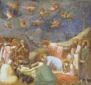 Giotto Bewening of Christ painting