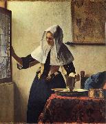 JanVermeer Woman with a Jug Germany oil painting artist