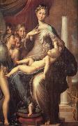 PARMIGIANINO Madonna of the Long Neck oil