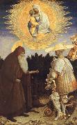 PISANELLO The Virgin and Child with Saint Anthony Abbot oil painting