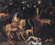 PISANELLO The Vision of Saint Eustace oil painting