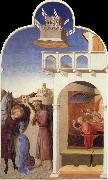 SASSETTA Saint Francis Giving Away His Clothes to the Poor Knight,The Dream of Saint Francis oil painting reproduction