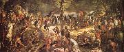 Tintoretto Kruisiging oil painting