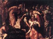 Tintoretto Esther before Ahasuerus oil painting picture wholesale