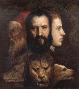 Titian An Allegory of Prudence Germany oil painting artist