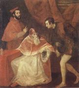Titian Pope Paul III and his Cousins Alessandro and Ottavio Farneses of Youth Germany oil painting artist