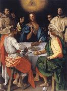 Pontormo The Mabl in Emmaus oil painting