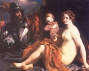 GUERCINO Venus, Mars and Cupid painting