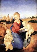 Raffaello Madonna and Child with the Infant St John Germany oil painting artist