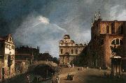 Canaletto Santi Giovanni e Paolo and the Scuola di San Marco Germany oil painting artist