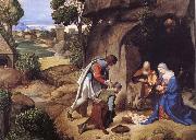 Giorgione Herd worship oil painting