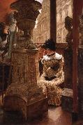 J.J.Tissot The Aesthetics at the Louvre oil painting picture wholesale