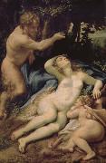Correggio Venus and Eros was found Lin God Germany oil painting artist