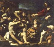 GUERCINO raising of lazarus Germany oil painting reproduction