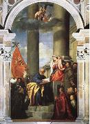 Titian Our Lady of the Pesaro family Germany oil painting artist