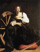 Caravaggio St Catherine of Alexandria Germany oil painting artist