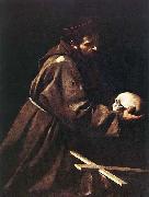 Caravaggio St Francis c. 1606 Oil on canvas Germany oil painting artist