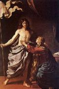 GUERCINO Apparition of Christ to the Virgin oil painting on canvas
