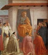 MASACCIO Fresco in the Brancacci Chapel in Santa Maria del Carmine, Florence oil painting reproduction