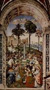 Pinturicchio Fresco at the Siena Cathedral by Pinturicchio depicting Pope Pius II Germany oil painting artist
