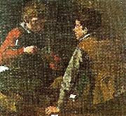 Caravaggio card-players, c Germany oil painting artist