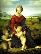 Raphael virgin and child with oil