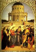 Raphael marriage of the virgin oil painting on canvas